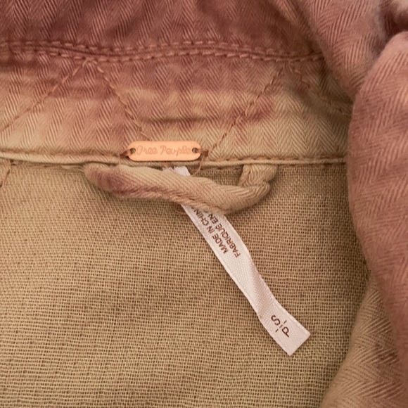 Free People Distressed Army Utility Jacket Not Your Brother’s Surplus - Picture 13 of 16